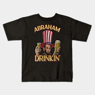 abraham-drink Kids T-Shirt